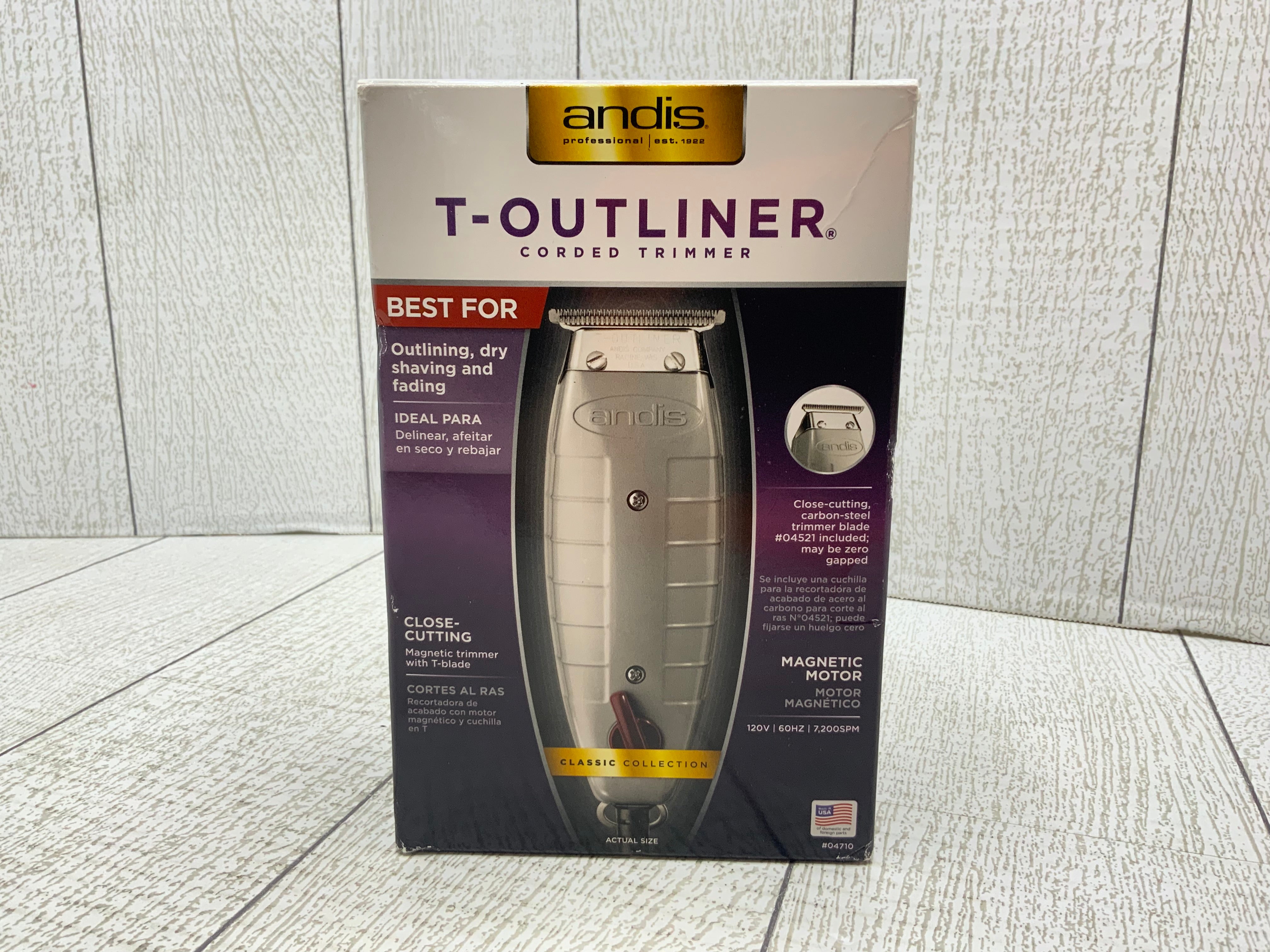 Andis 04710 Professional T-Outliner Beard & Hair Trimmer (8038452429038)